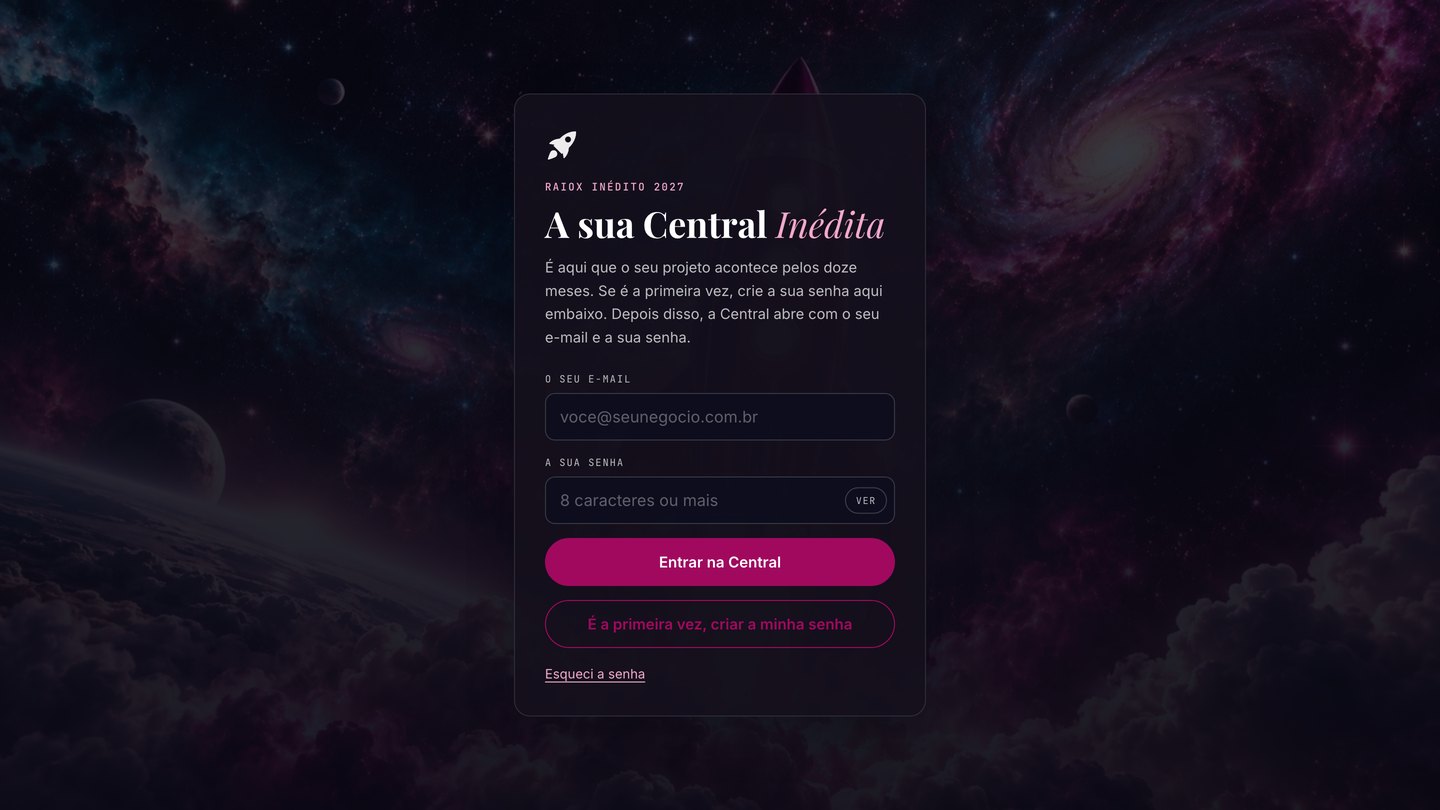 a sua porta, com e-mail e senha